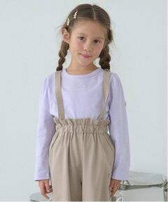 Lycee mine / リセマイン Tシャツ | 【ソフトコットン】アソートラインストーンモチーフパフAラインTシャツ