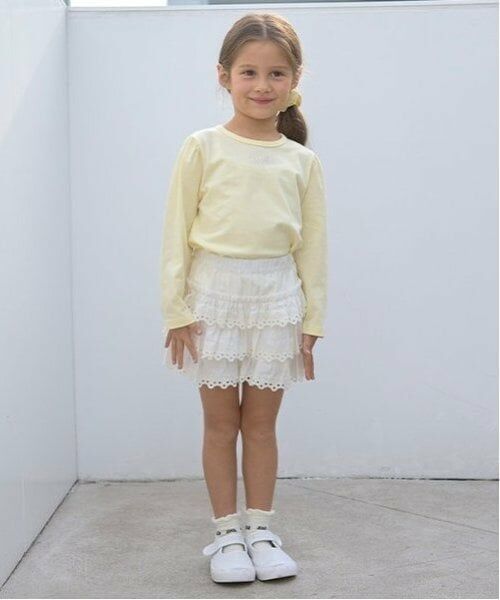 Lycee mine / リセマイン Tシャツ | 【ソフトコットン】アソートラインストーンモチーフパフAラインTシャツ | 詳細11