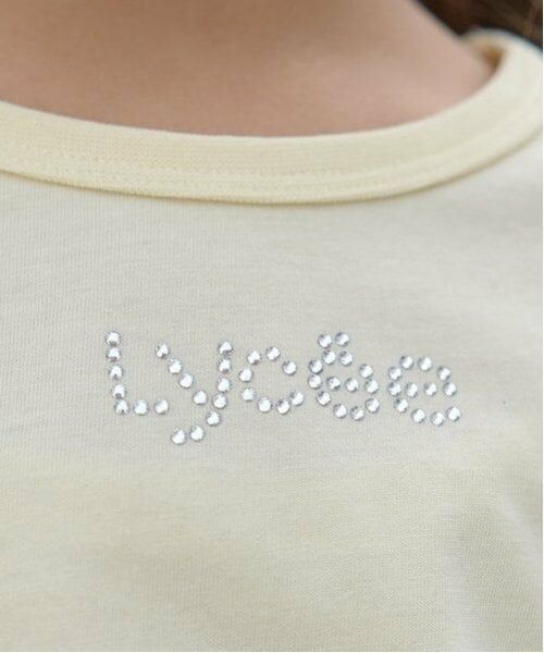 Lycee mine / リセマイン Tシャツ | 【ソフトコットン】アソートラインストーンモチーフパフAラインTシャツ | 詳細12