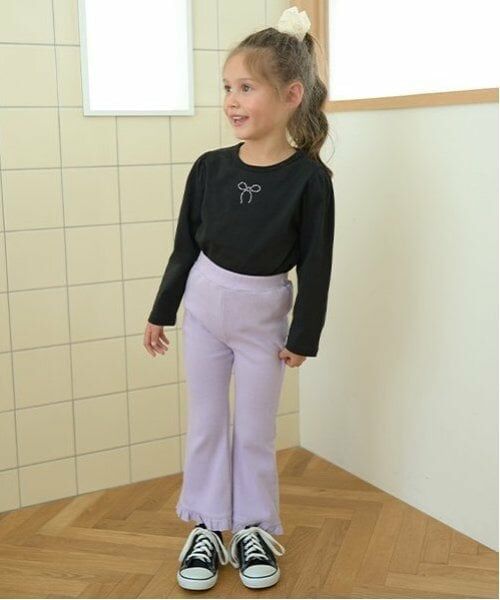 Lycee mine / リセマイン Tシャツ | 【ソフトコットン】アソートラインストーンモチーフパフAラインTシャツ | 詳細19