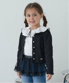 Lycee mine / リセマイン カーディガン・ボレロ | パターンメッシュカーディガン