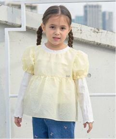 Lycee mine / リセマイン Tシャツ | シアーブラウスドッキングトップス