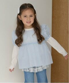 Lycee mine / リセマイン Tシャツ | シアーブラウスドッキングトップス