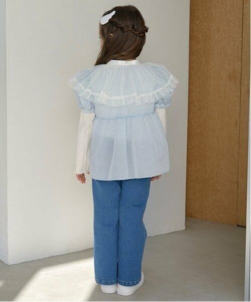 Lycee mine / リセマイン Tシャツ | シアーブラウスドッキングトップス | 詳細11