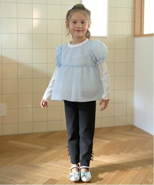 Lycee mine / リセマイン Tシャツ | シアーブラウスドッキングトップス | 詳細12