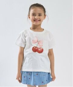 Lycee mine / リセマイン Tシャツ | 【ソフトコットン】アソートリボンモチーフプリントTシャツ