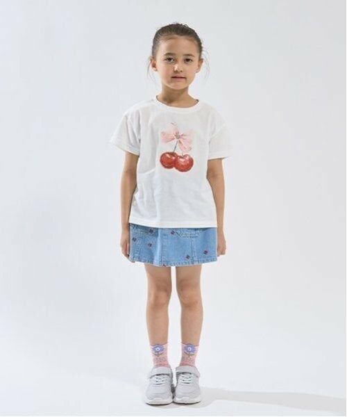 Lycee mine / リセマイン Tシャツ | 【ソフトコットン】アソートリボンモチーフプリントTシャツ | 詳細1