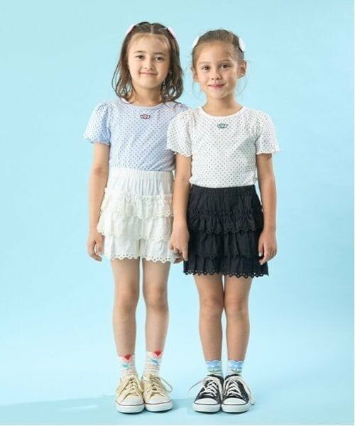 Lycee mine / リセマイン Tシャツ | 【ソフトコットン】ドットプリントミニミニパフ半袖Tシャツ | 詳細20