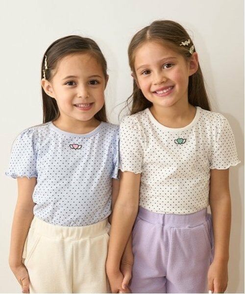 Lycee mine / リセマイン Tシャツ | 【ソフトコットン】ドットプリントミニミニパフ半袖Tシャツ | 詳細22