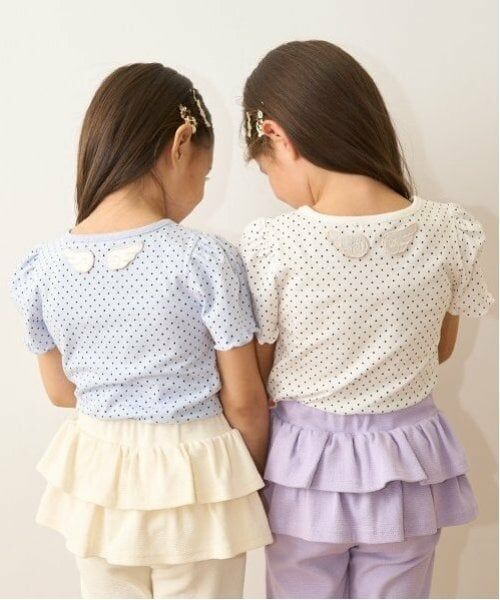 Lycee mine / リセマイン Tシャツ | 【ソフトコットン】ドットプリントミニミニパフ半袖Tシャツ | 詳細23