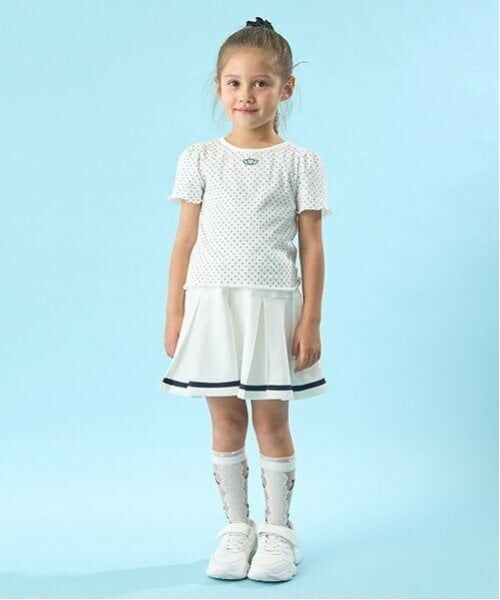 Lycee mine / リセマイン Tシャツ | 【ソフトコットン】ドットプリントミニミニパフ半袖Tシャツ | 詳細3