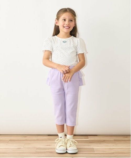 Lycee mine / リセマイン Tシャツ | 【ソフトコットン】ドットプリントミニミニパフ半袖Tシャツ | 詳細4