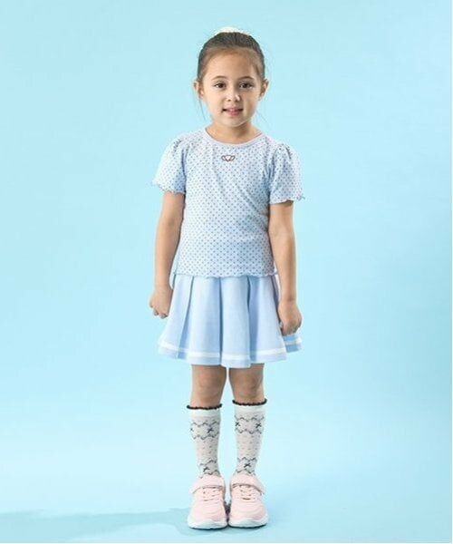 Lycee mine / リセマイン Tシャツ | 【ソフトコットン】ドットプリントミニミニパフ半袖Tシャツ | 詳細8