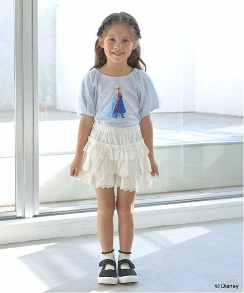 Lycee mine / リセマイン Tシャツ | 【Frozen】【ソフトコットン】アナと雪の女王/キラキラTシャツ | 詳細13