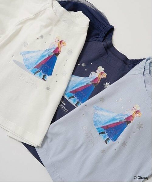 Lycee mine / リセマイン Tシャツ | 【Frozen】【ソフトコットン】アナと雪の女王/キラキラTシャツ | 詳細6