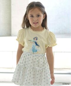 Lycee mine / リセマイン Tシャツ | 【Disney Princess】【ソフトコットン】アソートリボン付きパフTシャツ