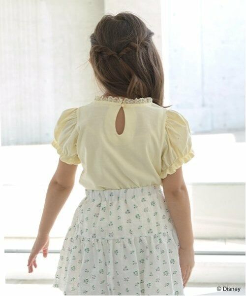 Lycee mine / リセマイン Tシャツ | 【Disney Princess】【ソフトコットン】アソートリボン付きパフTシャツ | 詳細13