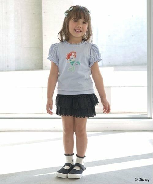 Lycee mine / リセマイン Tシャツ | 【Disney Princess】【ソフトコットン】アソートリボン付きパフTシャツ | 詳細14