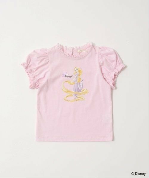 Lycee mine / リセマイン Tシャツ | 【Disney Princess】【ソフトコットン】アソートリボン付きパフTシャツ | 詳細3
