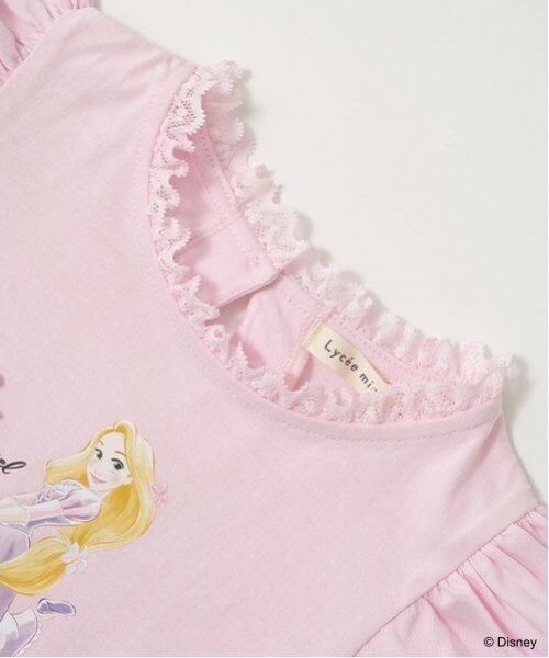 Lycee mine / リセマイン Tシャツ | 【Disney Princess】【ソフトコットン】アソートリボン付きパフTシャツ | 詳細5