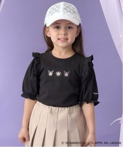 Lycee mine / リセマイン Tシャツ | 【サンリオキャラクターズ】【ソフトコットン】シナモロール&クロミアソート刺しゅう5分袖Tシャツ