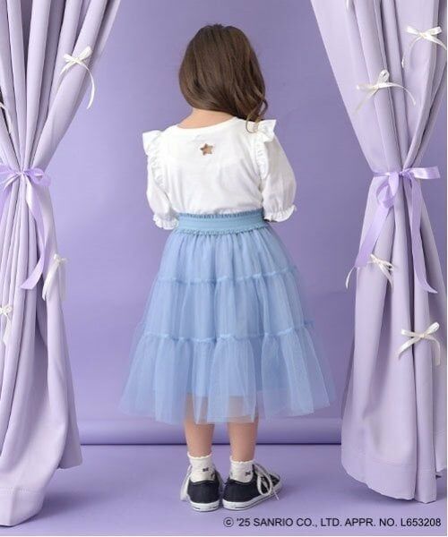 Lycee mine / リセマイン Tシャツ | 【サンリオキャラクターズ】【ソフトコットン】シナモロール&クロミアソート刺しゅう5分袖Tシャツ | 詳細13