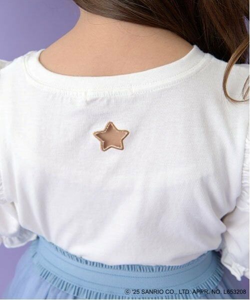 Lycee mine / リセマイン Tシャツ | 【サンリオキャラクターズ】【ソフトコットン】シナモロール&クロミアソート刺しゅう5分袖Tシャツ | 詳細14