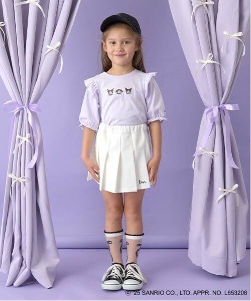 Lycee mine / リセマイン Tシャツ | 【サンリオキャラクターズ】【ソフトコットン】シナモロール&クロミアソート刺しゅう5分袖Tシャツ | 詳細19