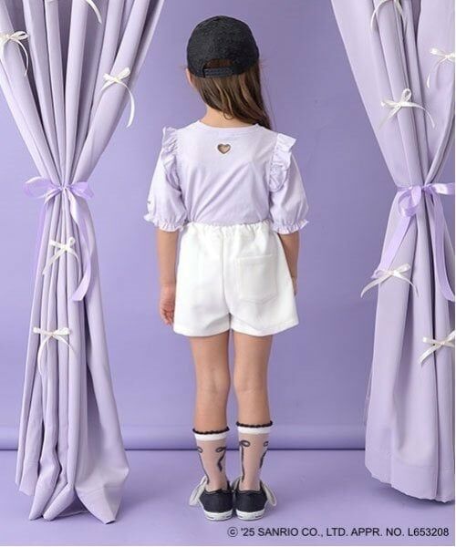 Lycee mine / リセマイン Tシャツ | 【サンリオキャラクターズ】【ソフトコットン】シナモロール&クロミアソート刺しゅう5分袖Tシャツ | 詳細20