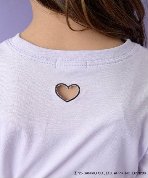 Lycee mine / リセマイン Tシャツ | 【サンリオキャラクターズ】【ソフトコットン】シナモロール&クロミアソート刺しゅう5分袖Tシャツ | 詳細21