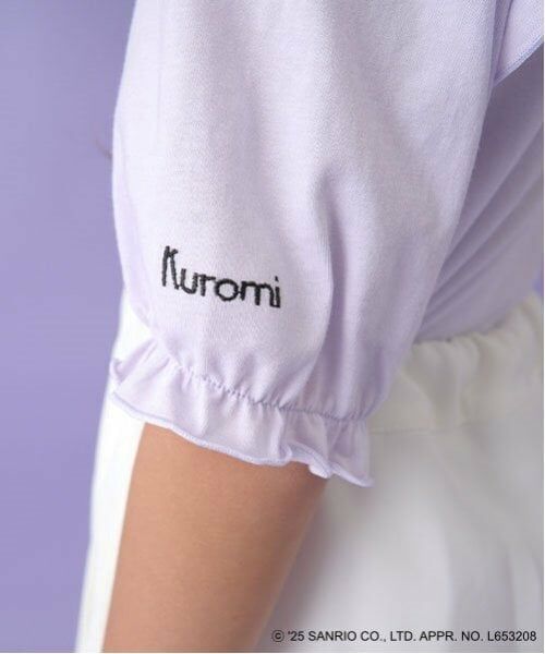 Lycee mine / リセマイン Tシャツ | 【サンリオキャラクターズ】【ソフトコットン】シナモロール&クロミアソート刺しゅう5分袖Tシャツ | 詳細22