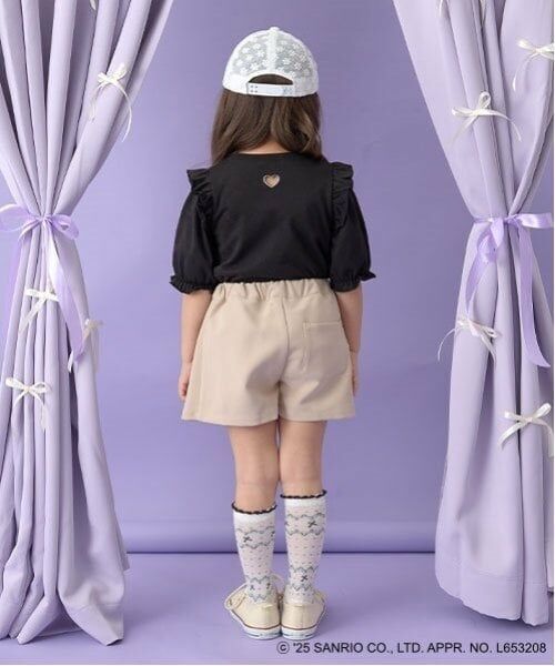 Lycee mine / リセマイン Tシャツ | 【サンリオキャラクターズ】【ソフトコットン】シナモロール&クロミアソート刺しゅう5分袖Tシャツ | 詳細24