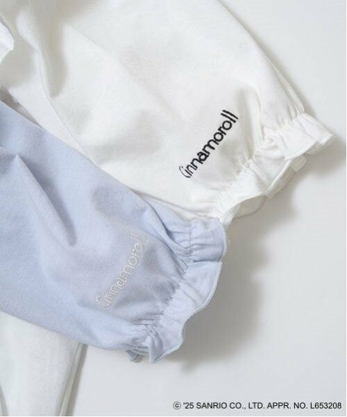 Lycee mine / リセマイン Tシャツ | 【サンリオキャラクターズ】【ソフトコットン】シナモロール&クロミアソート刺しゅう5分袖Tシャツ | 詳細5
