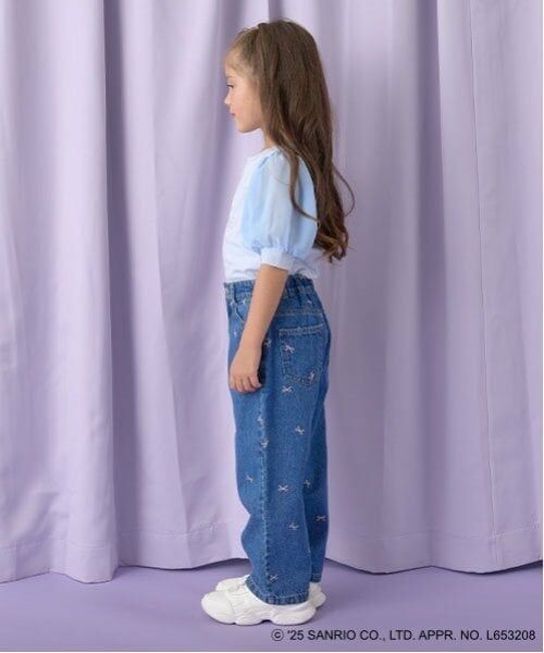 Lycee mine / リセマイン Tシャツ | 【サンリオキャラクターズ】【ソフトコットン】シナモロールオーロララメプリントパフTシャツ | 詳細19