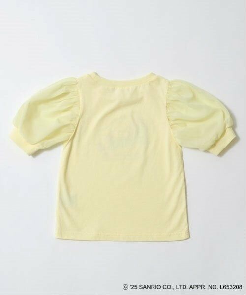 Lycee mine / リセマイン Tシャツ | 【サンリオキャラクターズ】【ソフトコットン】シナモロールオーロララメプリントパフTシャツ | 詳細3