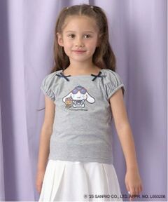 Lycee mine / リセマイン Tシャツ | 【サンリオキャラクターズ】【ソフトコットン】シナモロールリボン付きマリンTシャツ