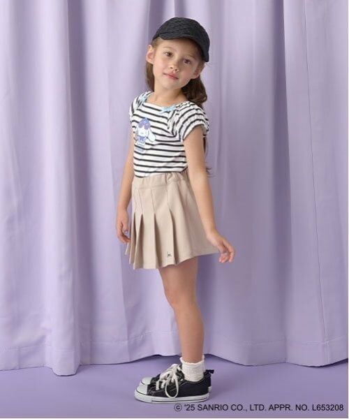 Lycee mine / リセマイン Tシャツ | 【サンリオキャラクターズ】【ソフトコットン】シナモロールリボン付きマリンTシャツ | 詳細12