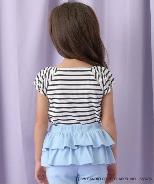 Lycee mine / リセマイン Tシャツ | 【サンリオキャラクターズ】【ソフトコットン】シナモロールリボン付きマリンTシャツ | 詳細14