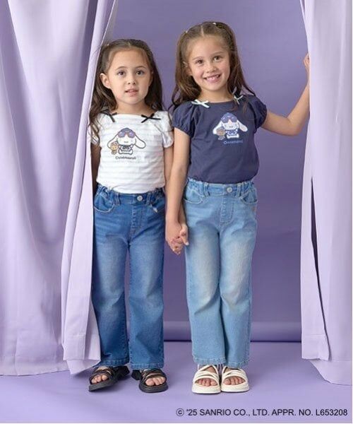 Lycee mine / リセマイン Tシャツ | 【サンリオキャラクターズ】【ソフトコットン】シナモロールリボン付きマリンTシャツ | 詳細17