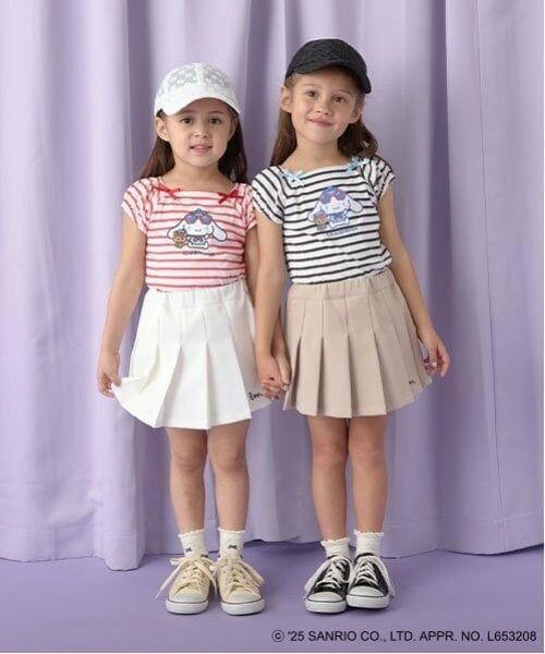 Lycee mine / リセマイン Tシャツ | 【サンリオキャラクターズ】【ソフトコットン】シナモロールリボン付きマリンTシャツ | 詳細18