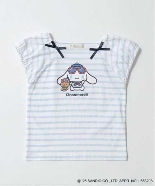 Lycee mine / リセマイン Tシャツ | 【サンリオキャラクターズ】【ソフトコットン】シナモロールリボン付きマリンTシャツ | 詳細21