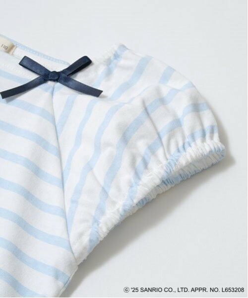 Lycee mine / リセマイン Tシャツ | 【サンリオキャラクターズ】【ソフトコットン】シナモロールリボン付きマリンTシャツ | 詳細24