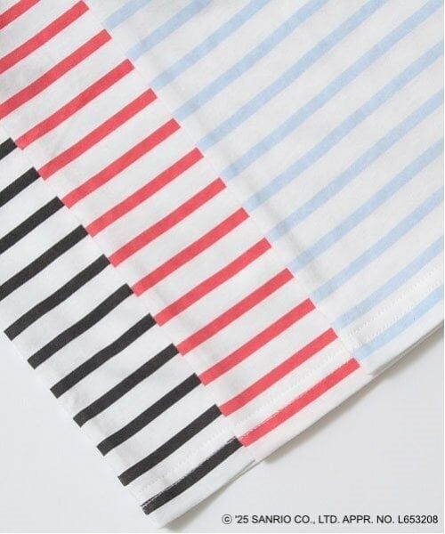 Lycee mine / リセマイン Tシャツ | 【サンリオキャラクターズ】【ソフトコットン】シナモロールリボン付きマリンTシャツ | 詳細27