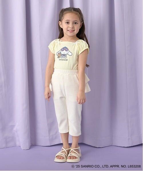 Lycee mine / リセマイン Tシャツ | 【サンリオキャラクターズ】【ソフトコットン】シナモロールリボン付きマリンTシャツ | 詳細4