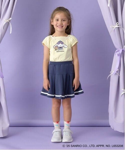 Lycee mine / リセマイン Tシャツ | 【サンリオキャラクターズ】【ソフトコットン】シナモロールリボン付きマリンTシャツ | 詳細5