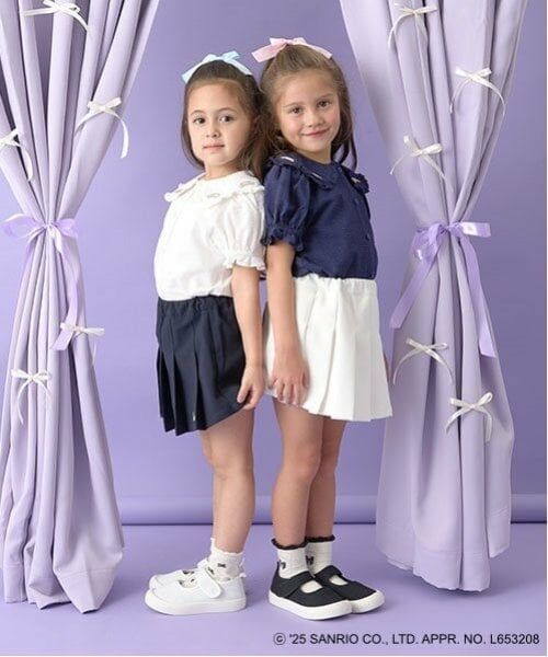 Lycee mine / リセマイン シャツ・ブラウス | 【サンリオキャラクターズ】シナモロールフリル衿ブラウス&リボンヘアゴムセット | 詳細10