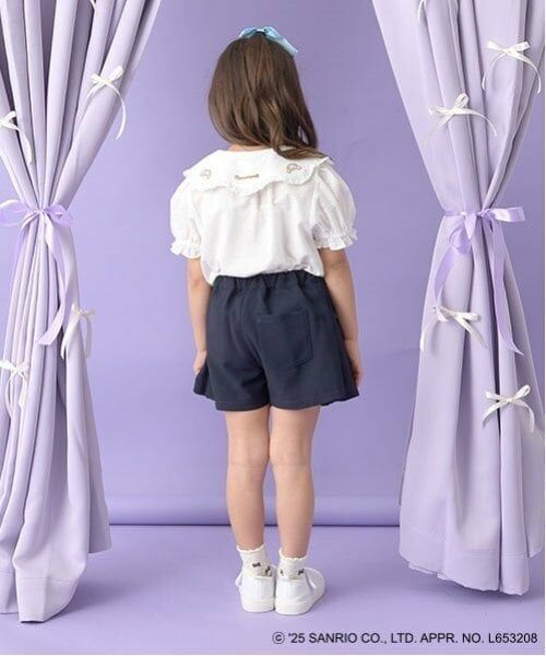 Lycee mine / リセマイン シャツ・ブラウス | 【サンリオキャラクターズ】シナモロールフリル衿ブラウス&リボンヘアゴムセット | 詳細2