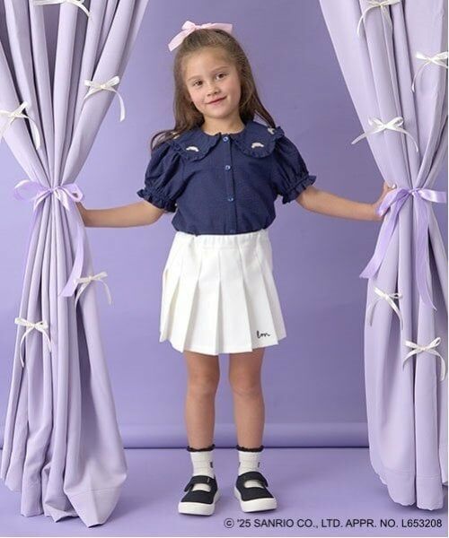 Lycee mine / リセマイン シャツ・ブラウス | 【サンリオキャラクターズ】シナモロールフリル衿ブラウス&リボンヘアゴムセット | 詳細5