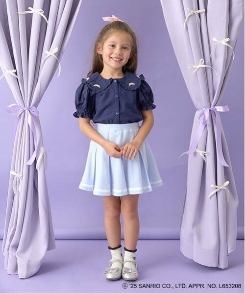 Lycee mine / リセマイン シャツ・ブラウス | 【サンリオキャラクターズ】シナモロールフリル衿ブラウス&リボンヘアゴムセット | 詳細8