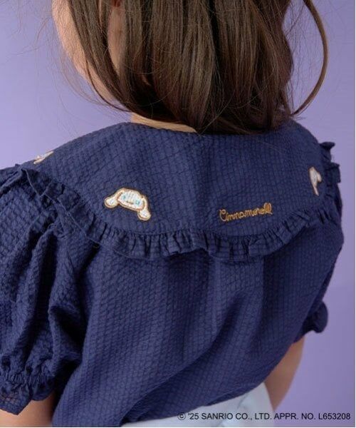 Lycee mine / リセマイン シャツ・ブラウス | 【サンリオキャラクターズ】シナモロールフリル衿ブラウス&リボンヘアゴムセット | 詳細9